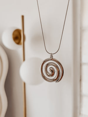 
                  
                    Silver Spiral necklace
                  
                