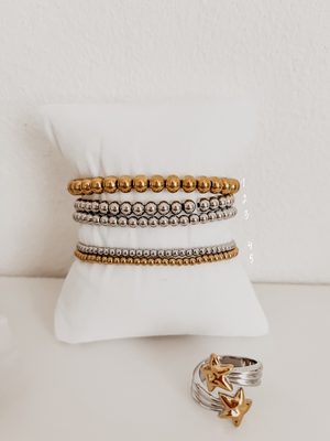 
                  
                    Beaded stainless steel bracelets
                  
                